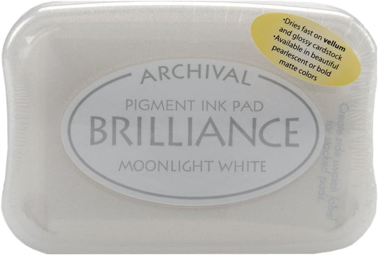 Tsukineko TSUBR1-80 Brilliance Pigment INKPAD Moonlight, One Size, Multicolor