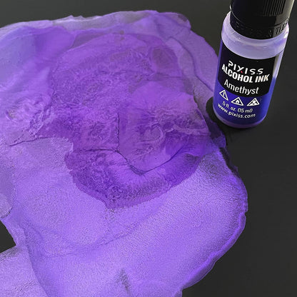 PIXISS Alcohol Ink Set of 5 - Shimmering Gemstone Hues