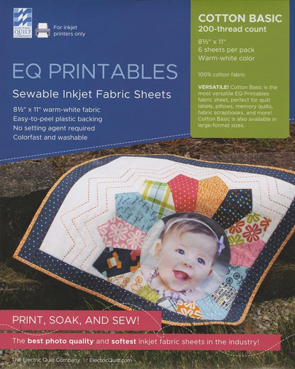 EQ Printables Inkjet Fabric Sheets (Parent)