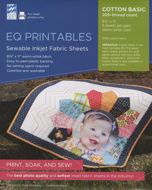 EQ Printables Inkjet Fabric Sheets (Parent)