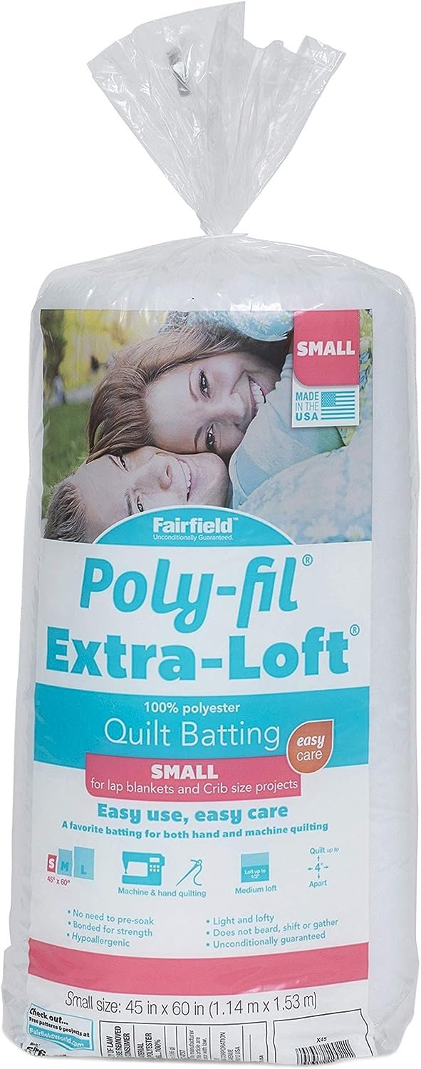 Fairfield Poly-Fil Extra-Loft Batting Crib 45" X 60"