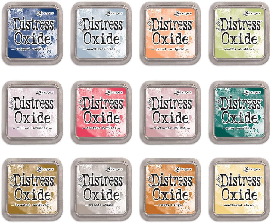 Ranger Tim Holtz Distress Oxide Ink Fall 2018 (Release 5) - 12 Ink Pad Bundle