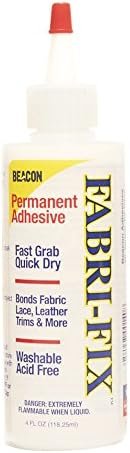 Beacon Fabric FIX Adhesive 4OZ, Clear