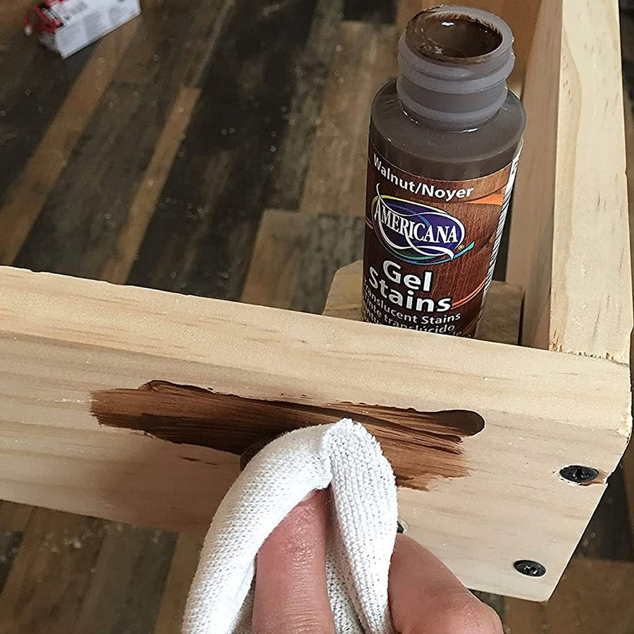 Americana Gel Stain Wood Stain Paint 3 Pack Wood Tint Colors Walnut americana-gel-stain-wood-stain-paint-3-pack-wood-tint-colors-walnut