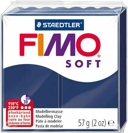 FIMO Staedtler Soft Polymer Oven Modelling Clay - Cool Tones - Set of 6