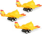 Mcphee Archie Racing Rubber Chickens - 3 Piece Set