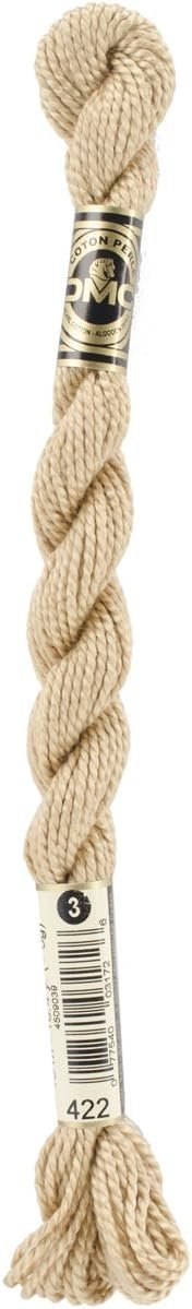 DMC 115 3-422 Pearl Cotton Thread, Light Hazelnut Brown