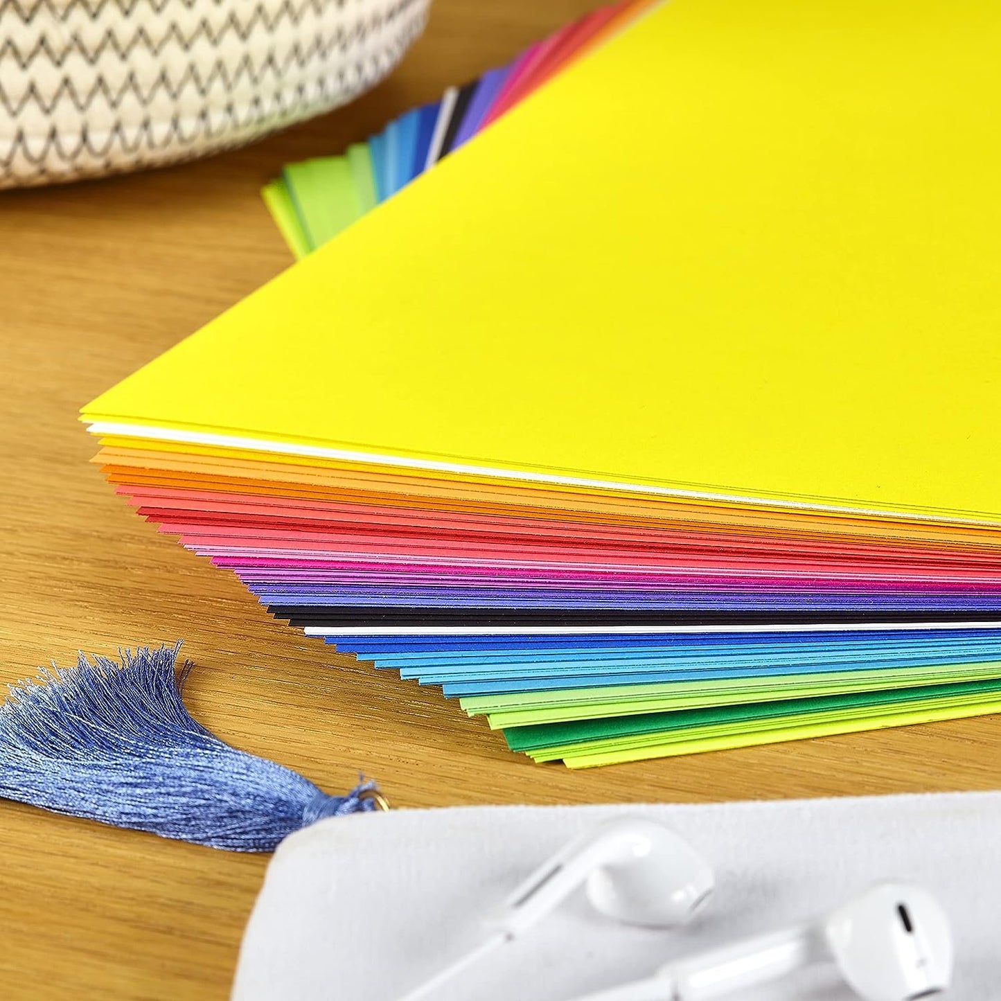 Astrobrights Colored Cardstock, 8.5” x 11”, 65 lb / 176 gsm, "Spectrum" 25-Color Assortment, 75 Sheets (80944-01)