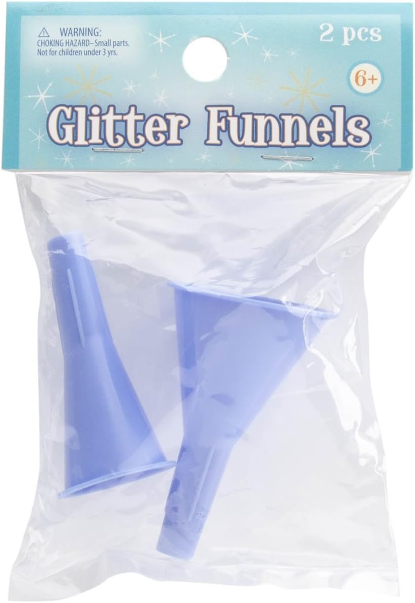 Advantus Sulyn Glitter Funnels, 2 Pack , Blue