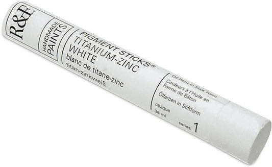 R&F Oil Pigment Stick, 1.28 Fl Oz (Pack of 1), Titanium-Zinc White