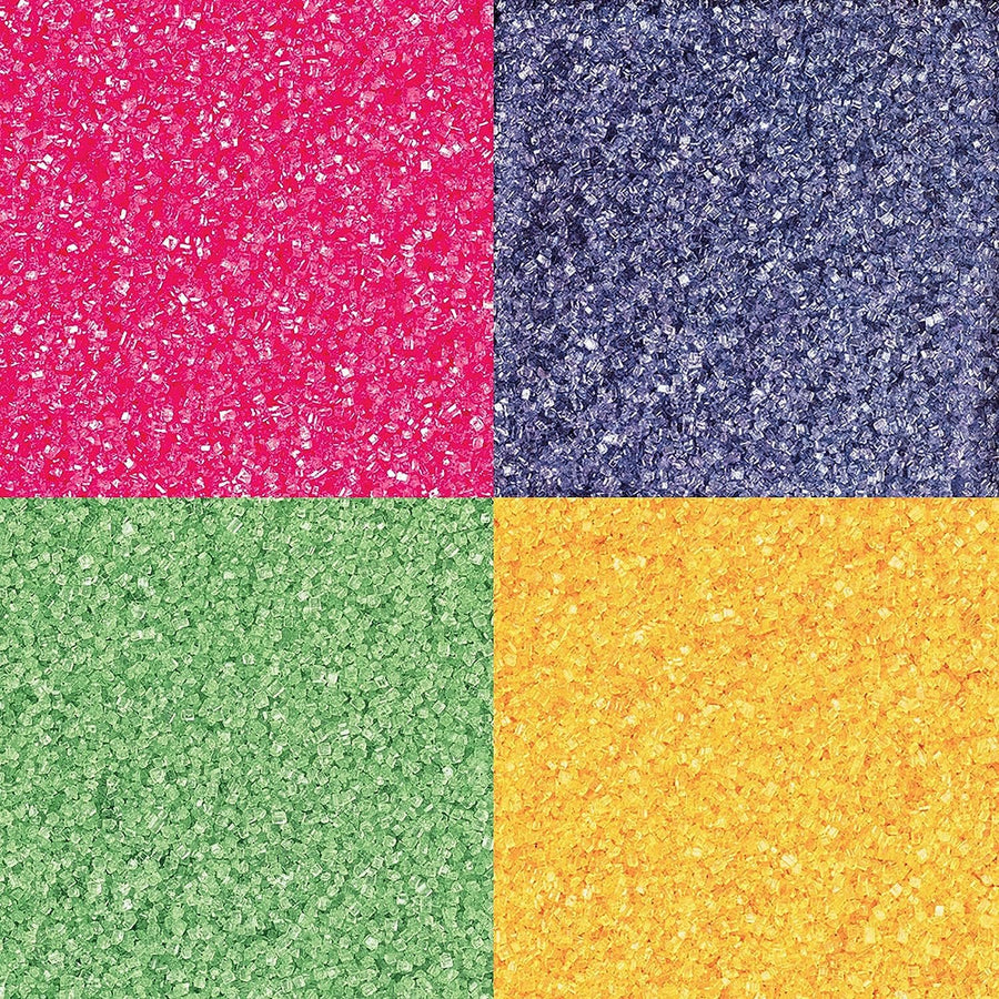 Wilton Colored Sugar Sprinkles Medley Baking Supplies, 4.4 oz, Bright Multicolored