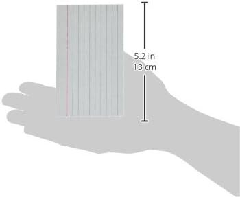 Mead Lined Index Cards, Note Cards, Ruled, 100 Count, 3" x 5", White (63350)