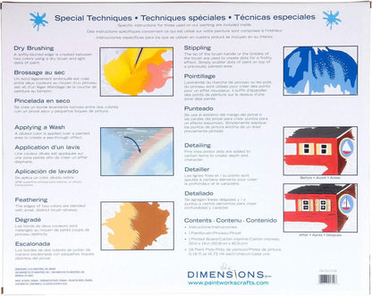 Dimensions PaintWorks Paint by Numbers Kit for Adults and Kids, Lakeside Morning, 20'' x 16''
