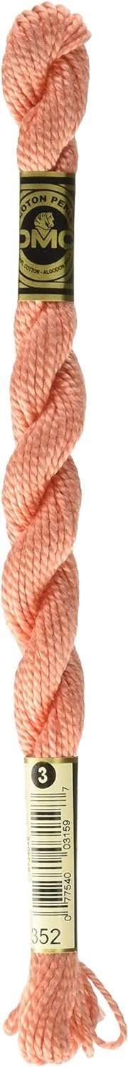 DMC 115 3-352 Pearl Cotton Thread, Light Coral