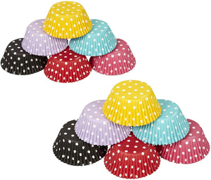 Wilton 300 Polka Dot Cupcake Baking Cups