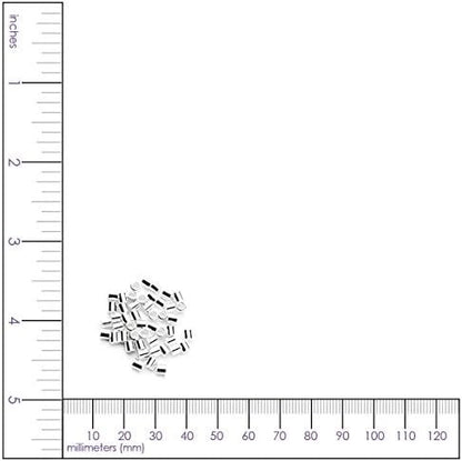 Cousin 2mm Sterling Silver Crimp Bead - 50pc