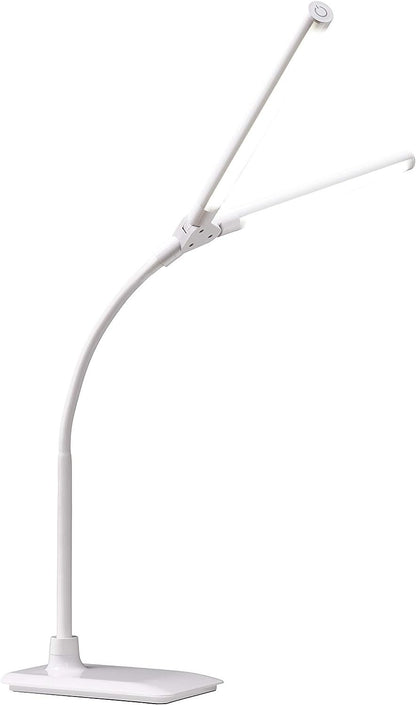 Daylight Duo Led Art & Craft lamp with Clamp - White