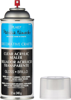 Plaid Patricia Nimocks Clear Acrylic Sealer (12-Ounce), CS200305 Gloss