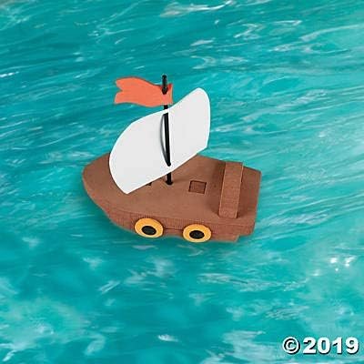 Fun Express 3D Floating Ship Craft Kit (1 Dozen)