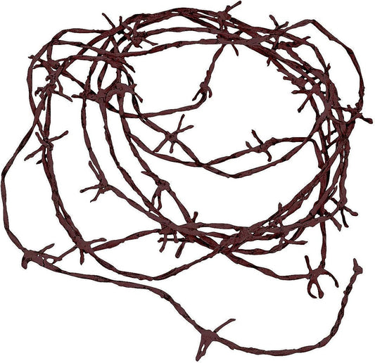 Fun Express Rusty Barbwire Cord Decoration (Soft to The Touch - 18 feet) Great for Cowboy Western Party Decor