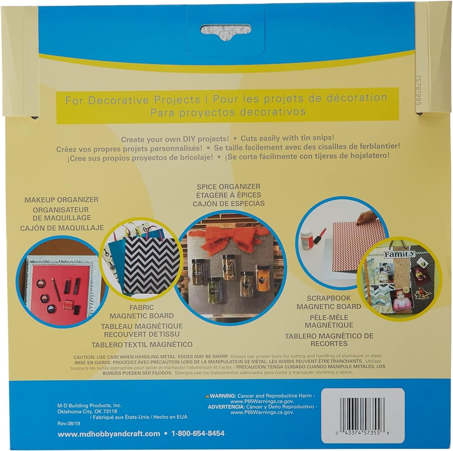 M-D Hobby & Craft Galvanized Steel Sheet