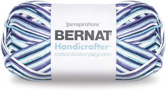 Bernat Handicrafter Cotton Yarn, Gauge 4 Medium Worsted, Moondance