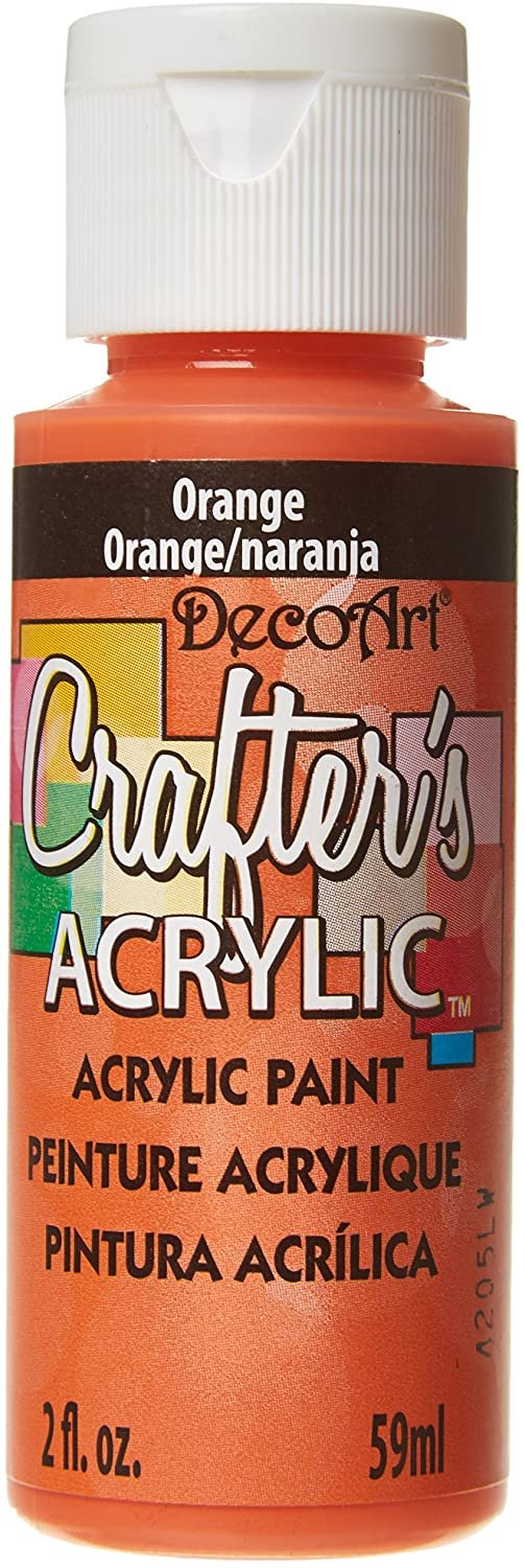 DecoArt Crafter's Acrylic Paint, 2-Ounce, Orange
