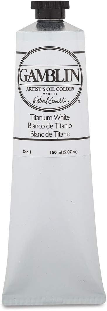 Gamblin Artist Oil Color - Titanium White - 150 ml Tube