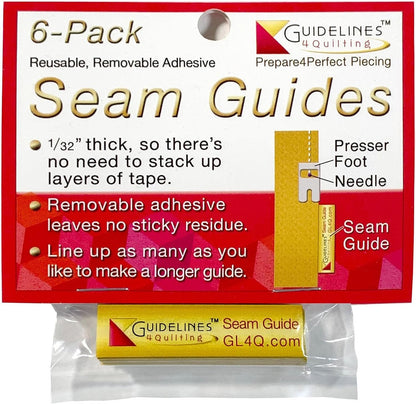 Pack of 6 Seam Guide, Product Dimensions 0.21 x 4 x 4 inches
