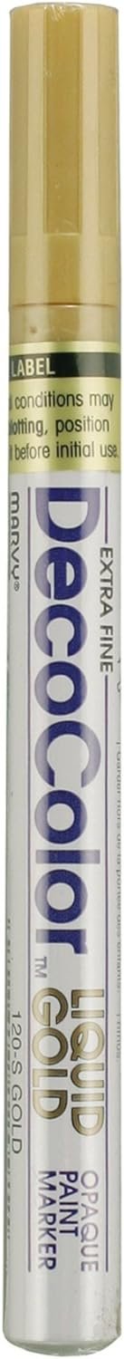 Uchida Of America Corp Gold DecoColor Extra Fine Oil-Based Opaque Paint Marker