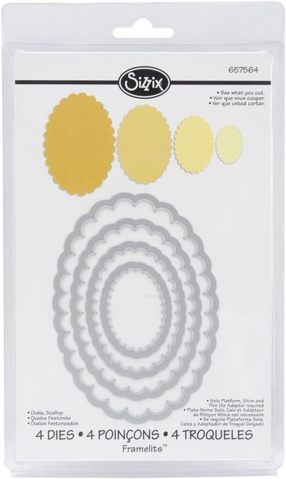 Sizzix Framelits Die Set 7/PK - Ovals
