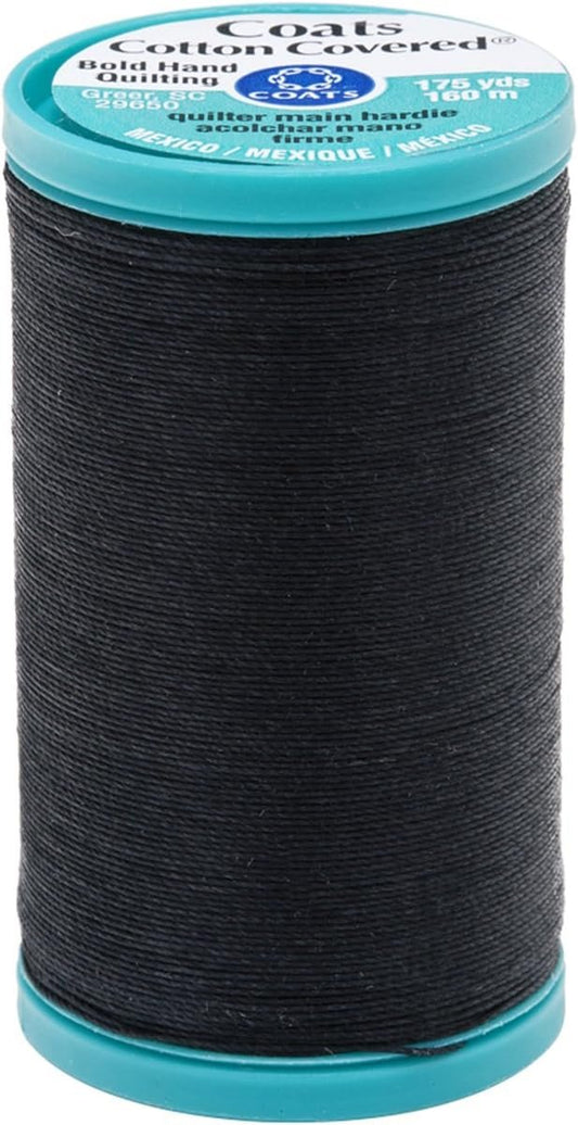 Coats Bold Hand Quilting Thread, 175-Yard, Black