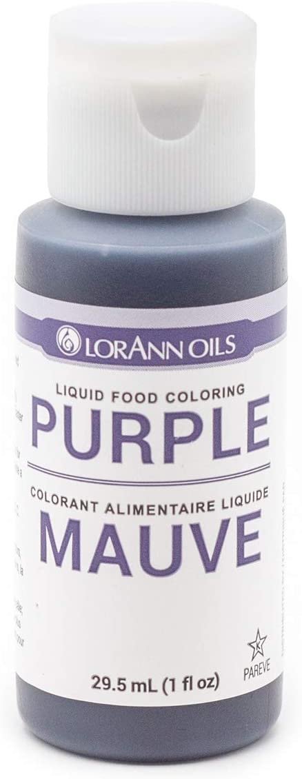 LorAnn Purple Liquid Food Coloring, 1 Ounce Bottle