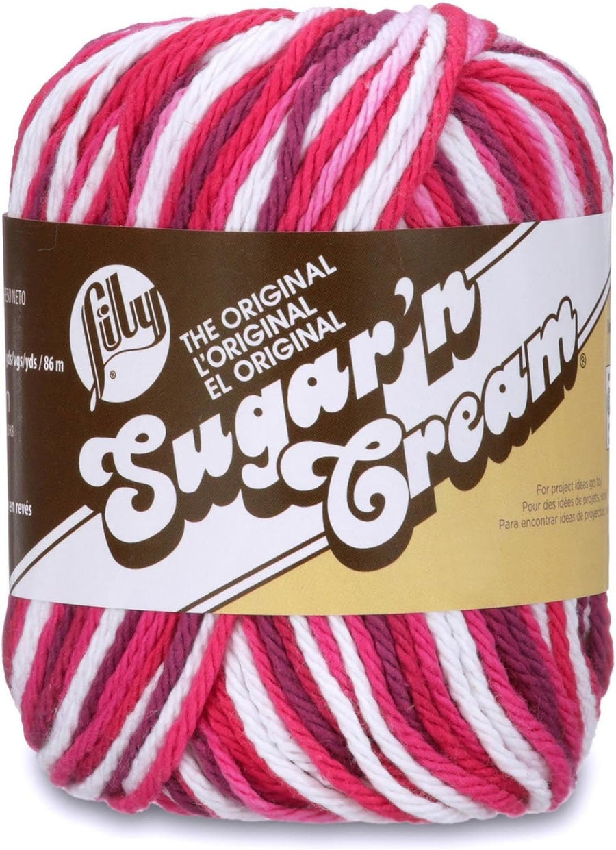 Lily Sugar 'N Cream Yarn, 2 Ounce, Love