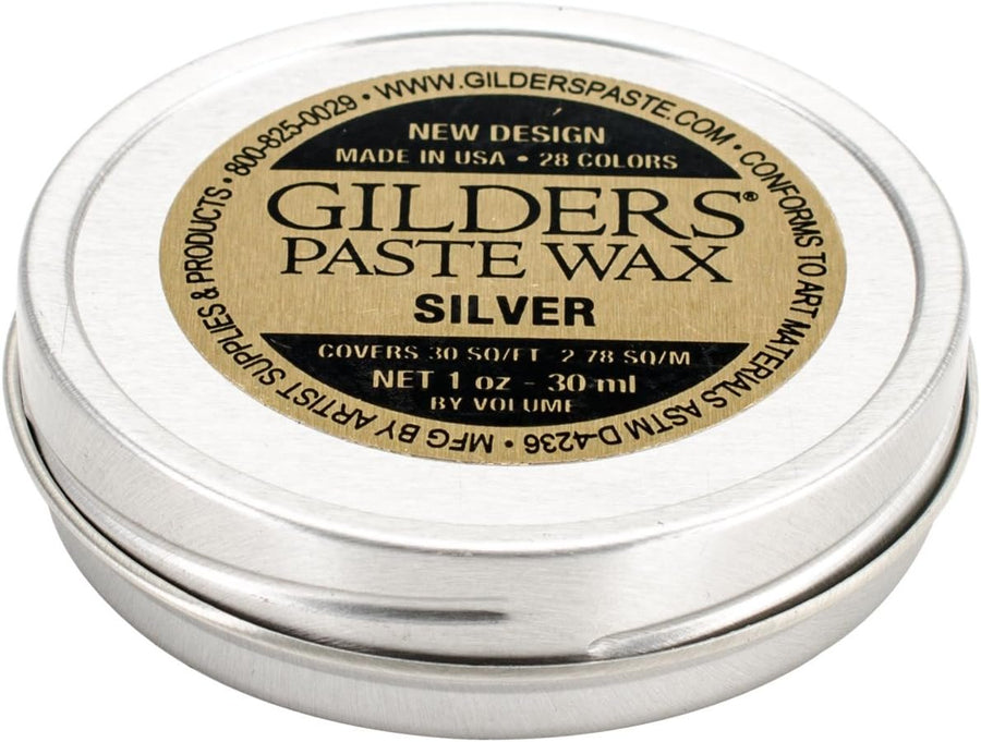 Baroque Art Gilders Paste, 1 Ounce, Silver