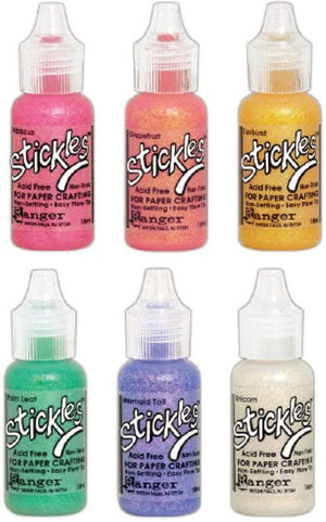 Stickles Ranger - 2019 Glitter Colors - 6 Item Bundle