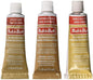 Amaco Rub 'N Buff Wax Metallic Finish, 3 Color Gold Assortment (Gold Leaf, Antique Gold, Grecian Gold)