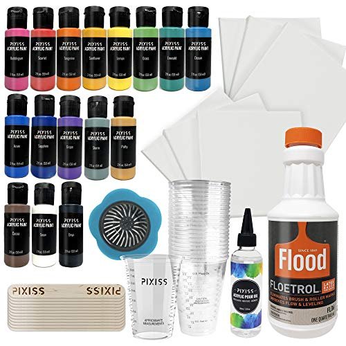 Acrylic Paint Pouring Kit - 65pc.