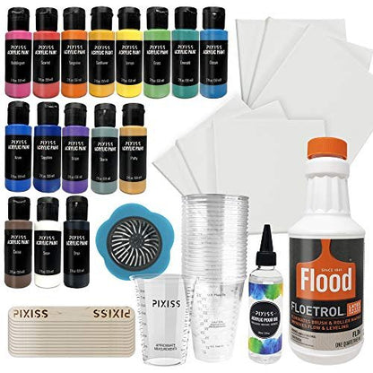 Acrylic Paint Pouring Kit - 65pc.