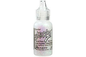 Ranger Stickles Glitter Glue 1/2-Ounce, Crystal