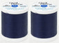 2-Pack - Navy - General Purpose Thread - Coats Dual Duty 125yds Each