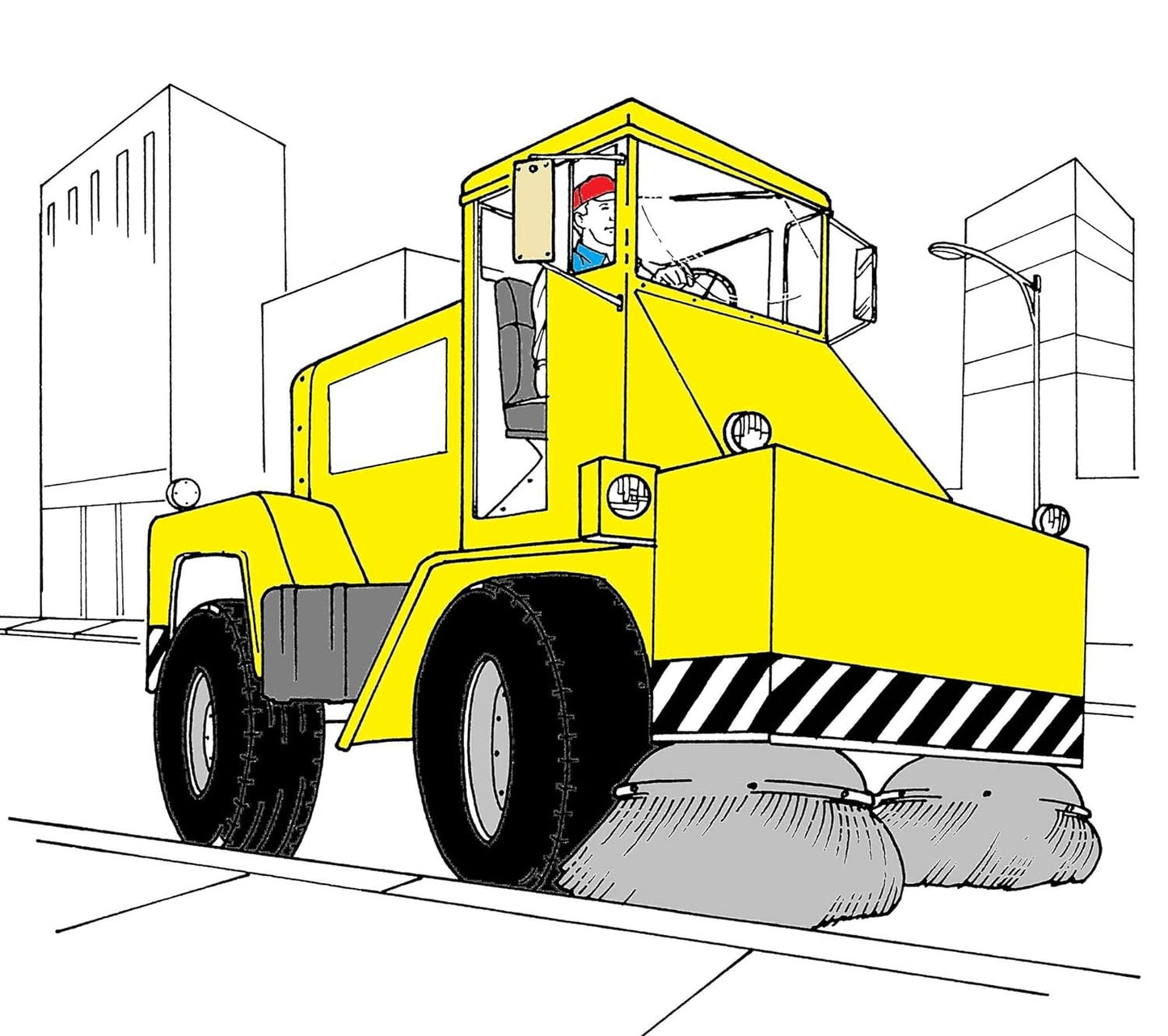 Trucks Coloring Book (Dover Planes Trains Automobiles Coloring)