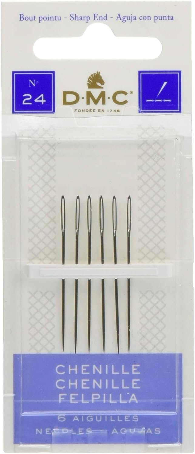 DMC Chenille Hand Needles, Size 24 6/Pkg