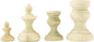Tim Holtz Idea-ology Vignette Finial Set, Various Sizes, 4 Wooden Pieces (TH93573) Small