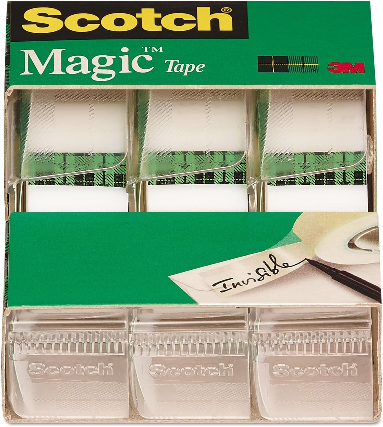 Scotch Brand Learning Resources MMM3105 Scotch Magic Tape 3/4 Inch X 300 Inches 3 ea, Translucent (55)
