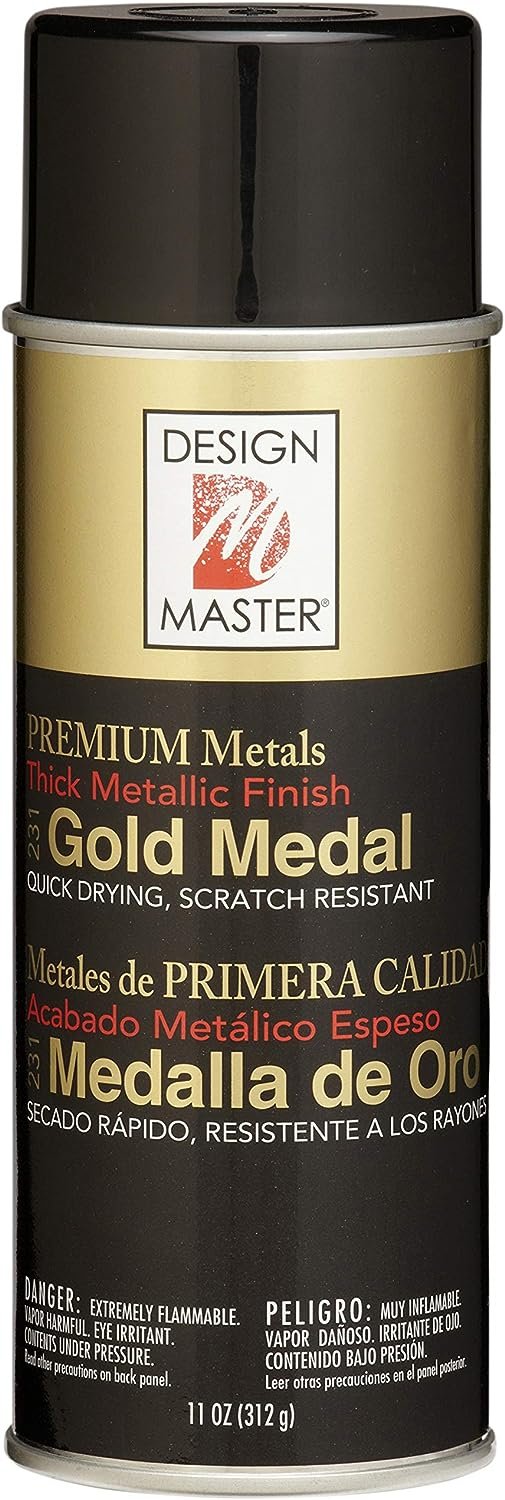 Design Master 11 oz Metallic Spray, Gold