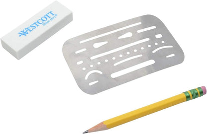 Westcott ES-1 Erasing Shield, 3.5" X 2.25"