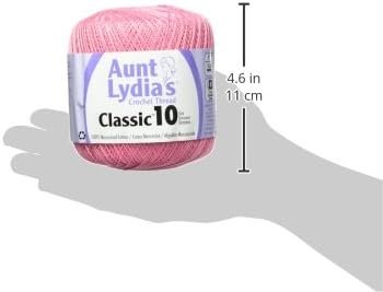 Coats Crochet Classic Crochet Thread, French Rose, 1050 Foot