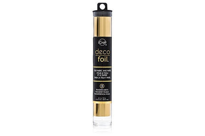 Deco Foil, 5 Transfer Sheets, 6" x 12", Gold