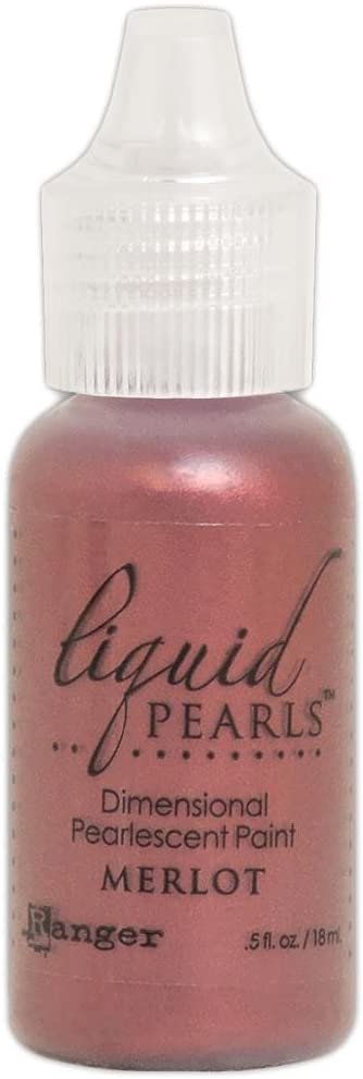 Ranger - Liquid Pearls Pearlescent Paint 2018 Bundle of 6 Colors - Bronze, Marigold, Merlot, Sage, Slate and Taffy